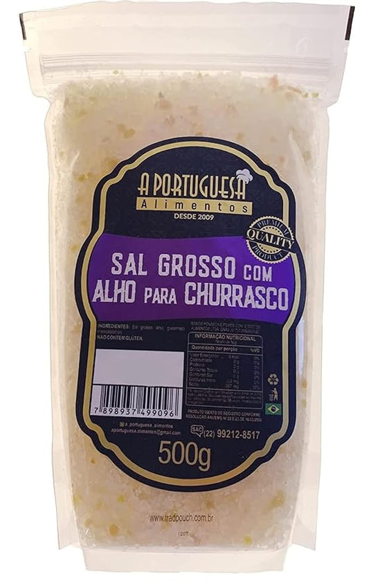 Sal grosso para churras Chimichurri 500g - Coarse salt