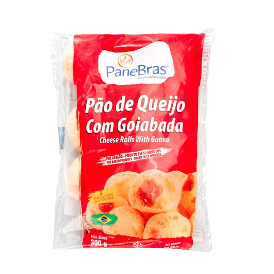 Pão de queijo recheado com goiabada - Guava, cheese roll 300g