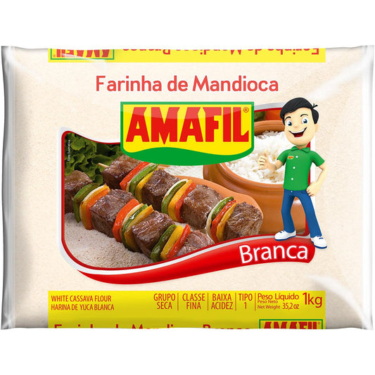 Farinha de mandioca Branca 1kg