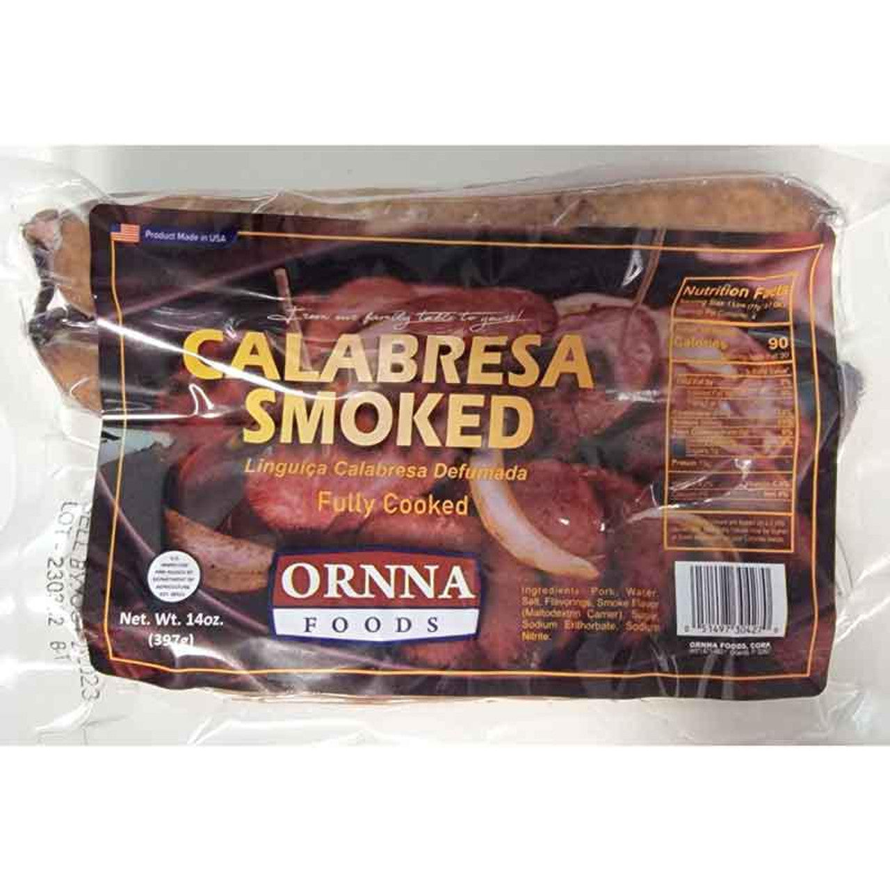 Calabresa smoked Ornna foods