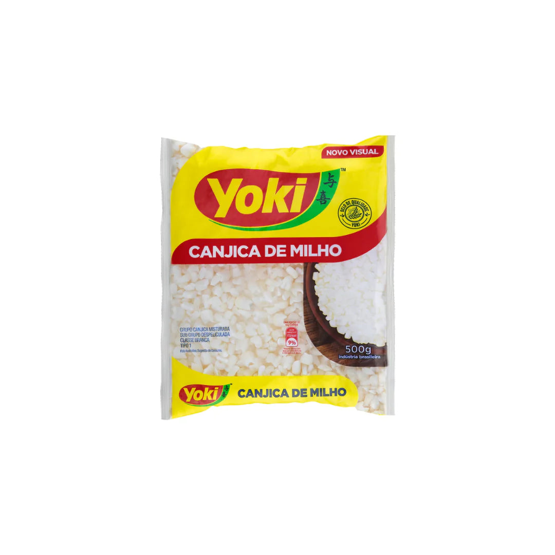 Canjica de milho branco Yoki