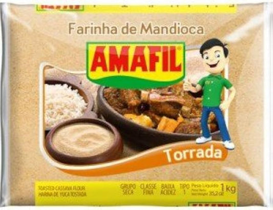 Farinha de Mandioca Torrada Amafil 1kg