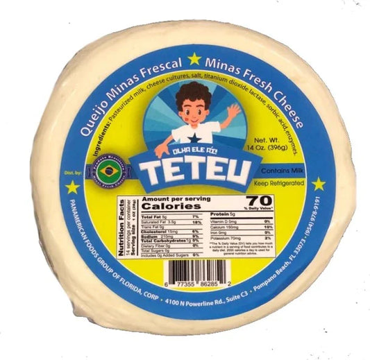 Queijo Minas Curadinho 390g. Gourmet aged cheese 390g