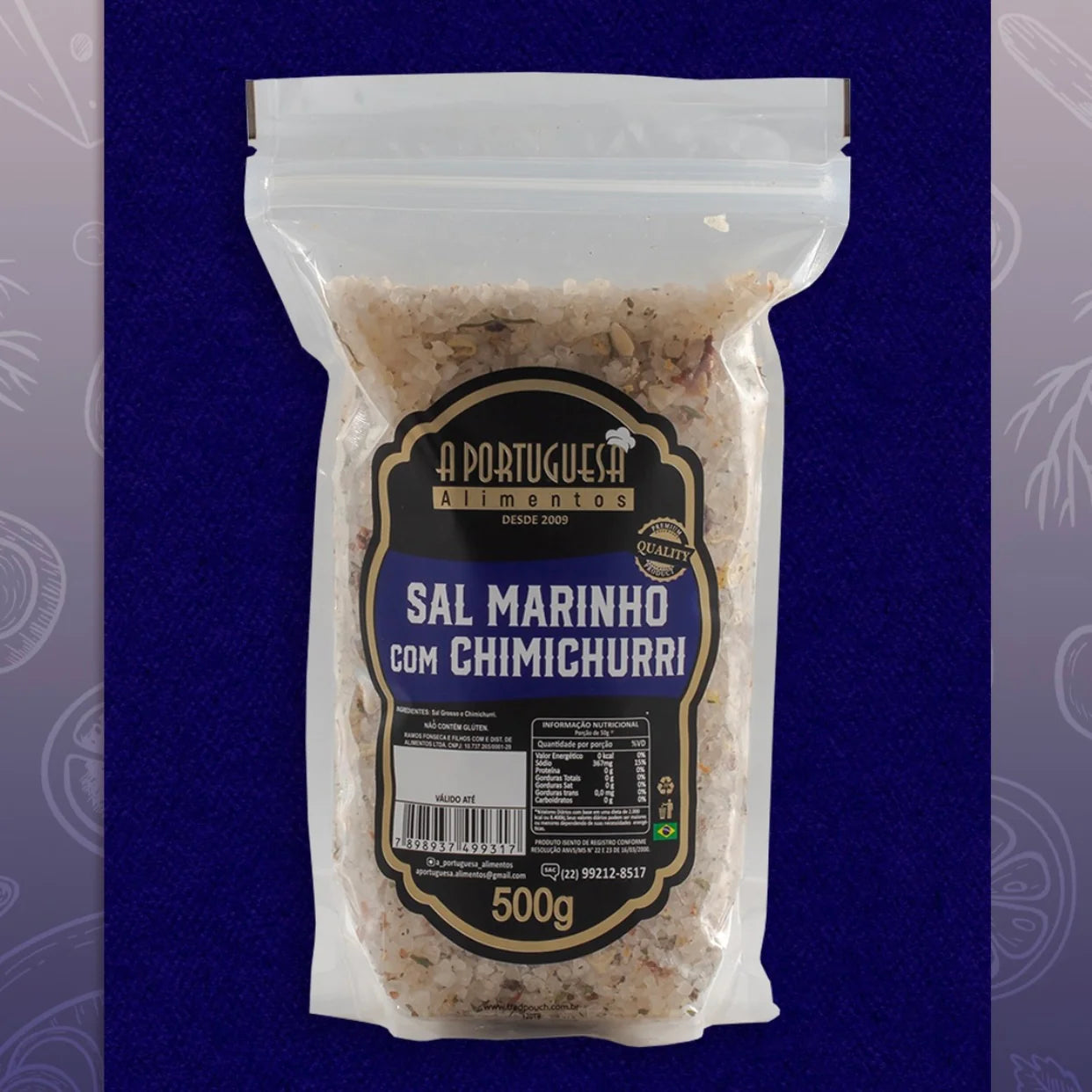 Sea salt with chimichurri